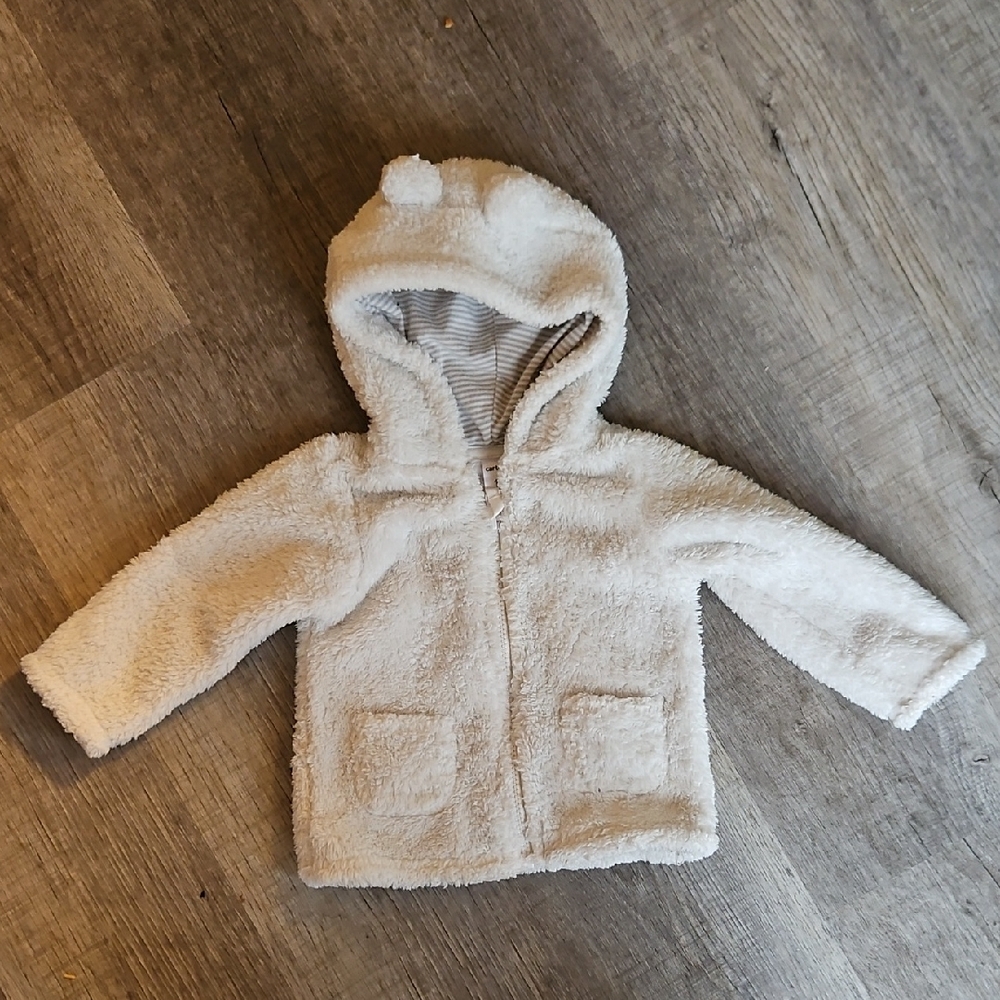 Carter's Cream Fuzzy Baby Jacket